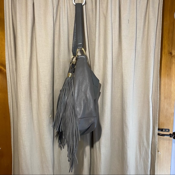 G.I.LI. Fringed Leather Hobo Bag - Picture 5 of 15